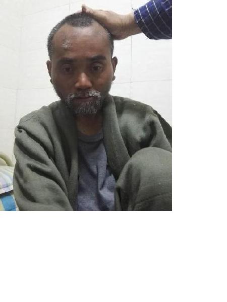 流浪人员无名男照片，让爱回家