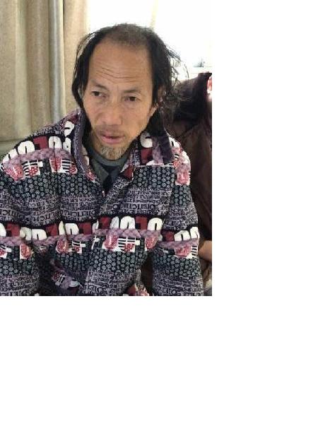 流浪人员田世龙照片，让爱回家