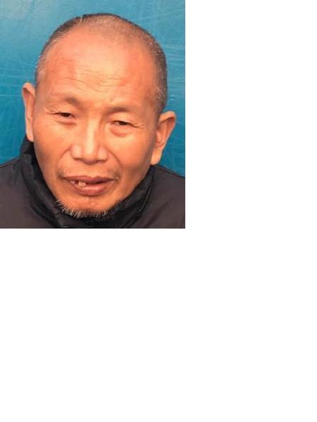 流浪人员尹章笔照片，让爱回家