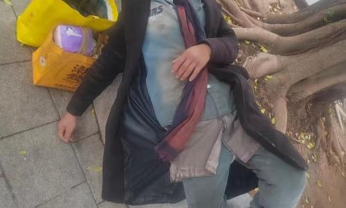  春寒料峭难挡归途暖意——让爱回家广州寻亲总队开展节后街头流浪露宿人员救助专项活动