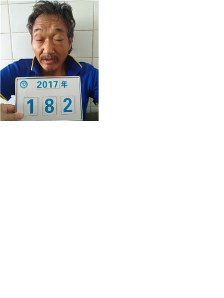 流浪人员无名氏182照片，让爱回家
