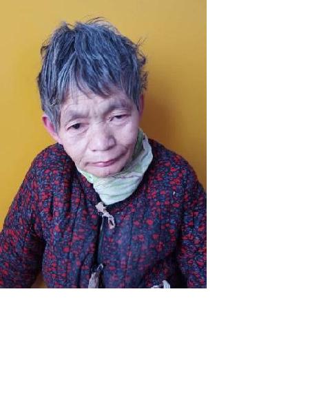 流浪人员武大女照片，让爱回家