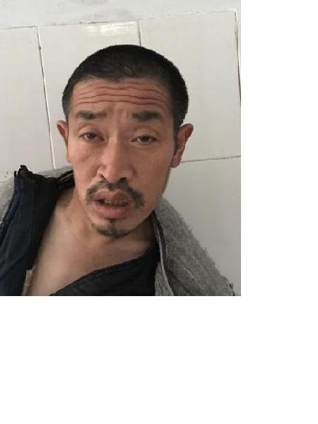 流浪人员州大恒照片，让爱回家