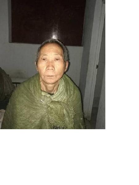 流浪人员朱顺芬照片，让爱回家