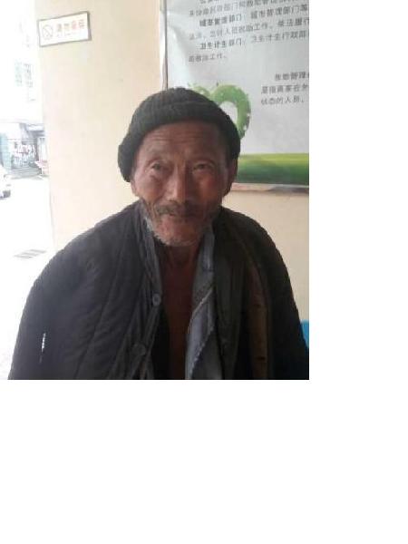流浪人员刘金辉照片，让爱回家