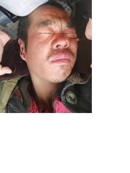流浪人员砀民生照片，让爱回家