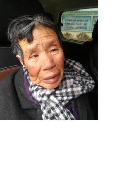 流浪人员罗凤美照片，让爱回家
