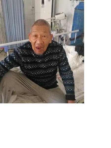 流浪人员李红中照片，让爱回家