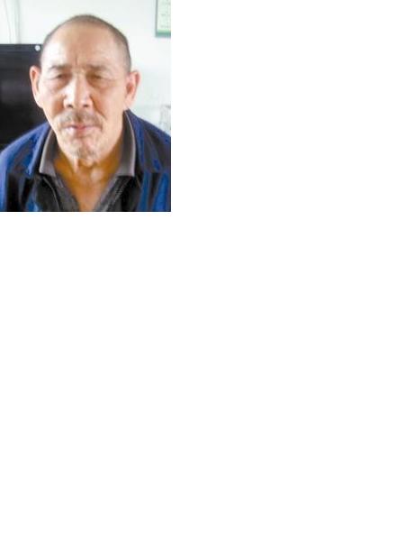 流浪人员朱子方照片，让爱回家