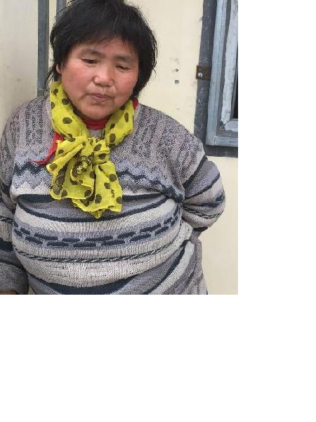 流浪人员蒙禾莉照片，让爱回家