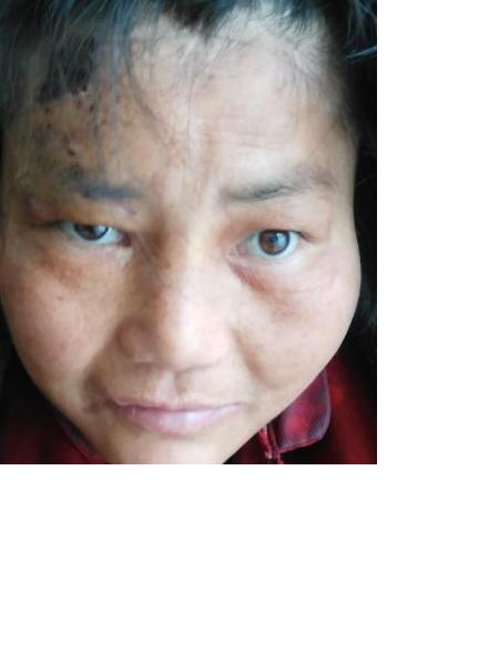 流浪人员女无名氏12 樊小花照片，让爱回家