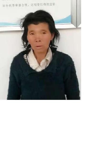 流浪人员无名氏75（自称张金花）照片，让爱回家