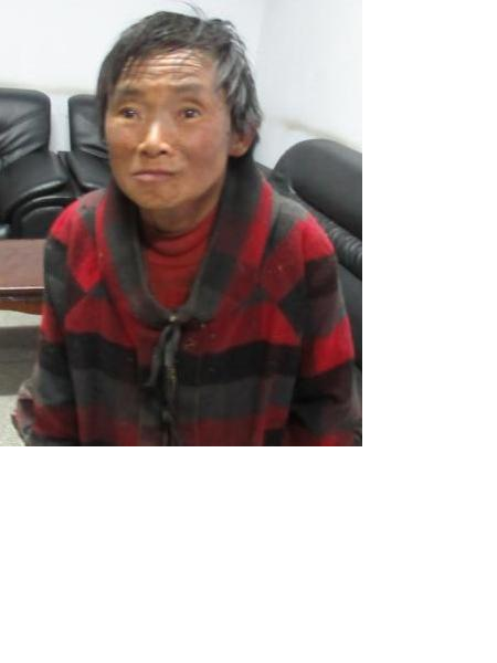 流浪人员无名氏（吉小芬）照片，让爱回家