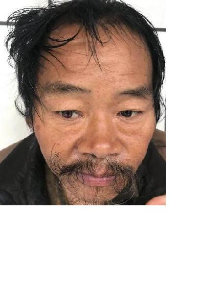流浪人员不详(张建军）照片，让爱回家
