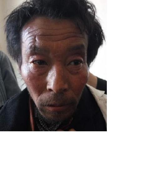 流浪人员无名男照片，让爱回家