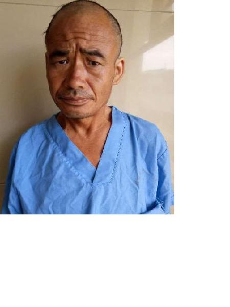 流浪人员救助男20170824照片，让爱回家