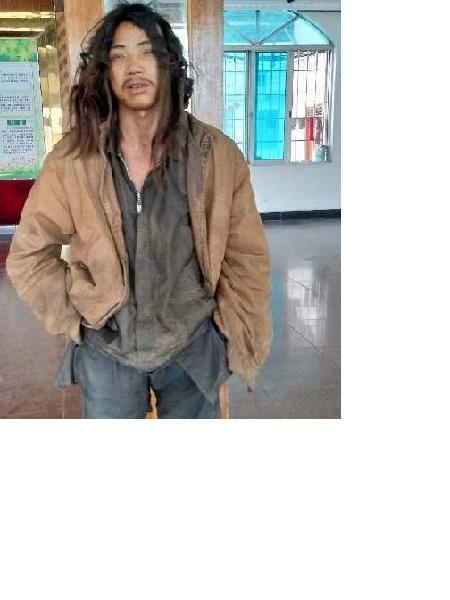 流浪人员无名氏104照片，让爱回家