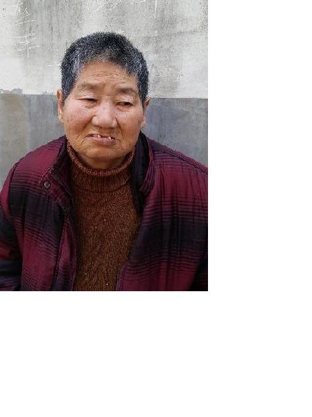 流浪人员无名氏（刘荷花）照片，让爱回家