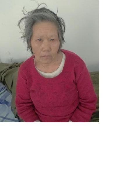 流浪人员无名氏婆婆C照片，让爱回家