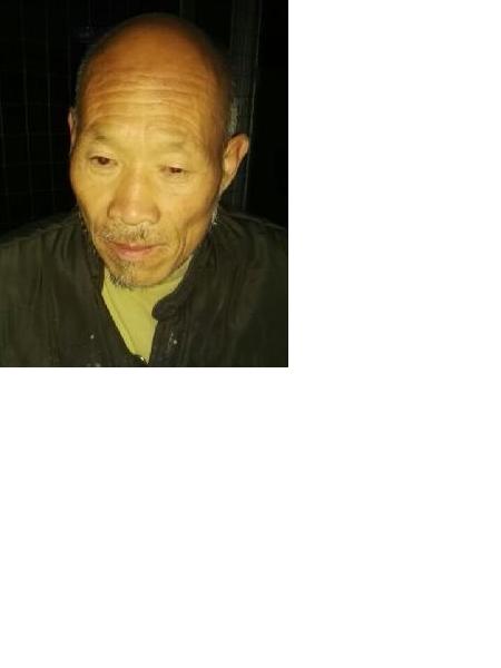 流浪人员无名男照片，让爱回家
