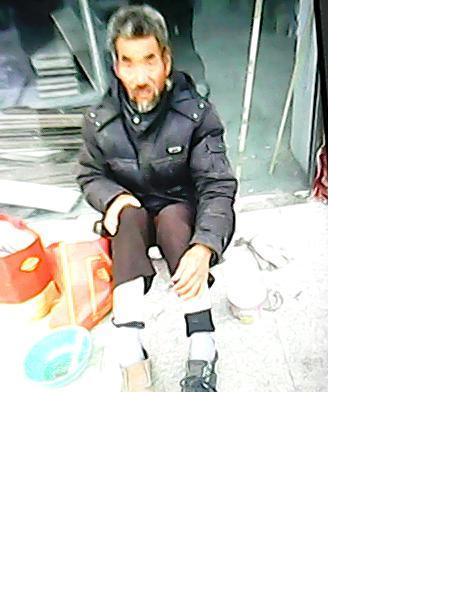 流浪人员张无名照片，让爱回家