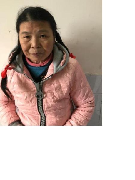 流浪人员谢启英照片，让爱回家