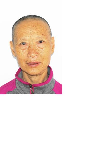 流浪人员杨贵莲照片，让爱回家