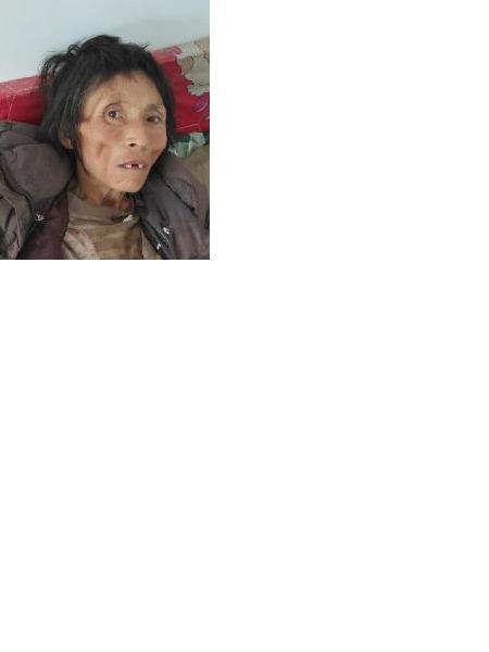流浪人员无名女照片，让爱回家