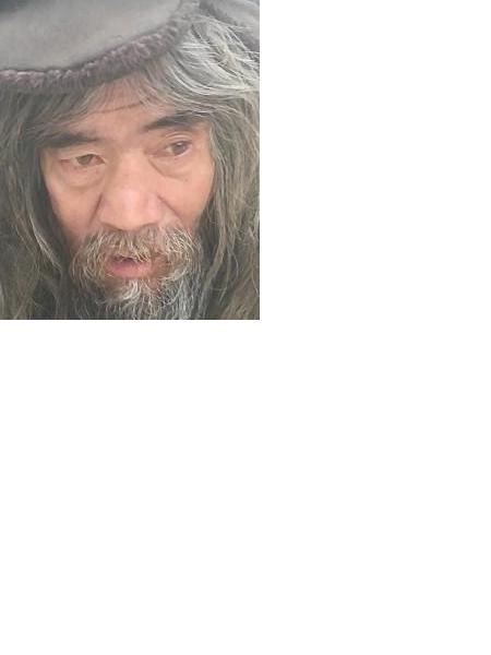 流浪人员无名男照片，让爱回家