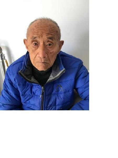 流浪人员杨沛滦照片，让爱回家