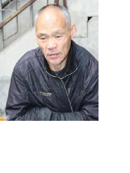 流浪人员张洪生照片，让爱回家