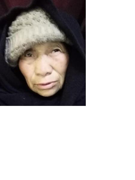 流浪人员梅斤美照片，让爱回家