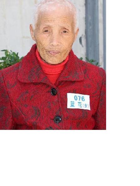 流浪人员蓝花照片，让爱回家