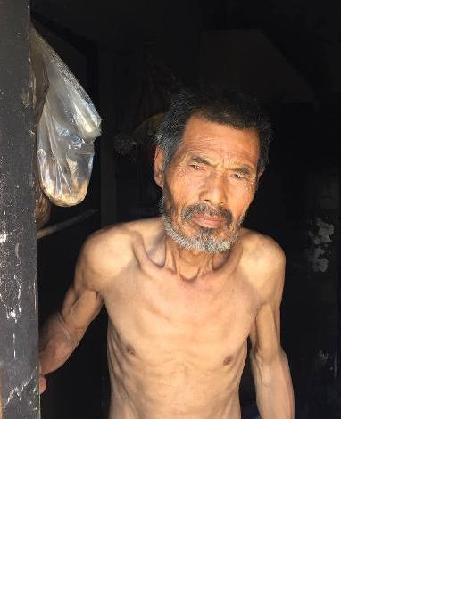 流浪人员王忠照片，让爱回家