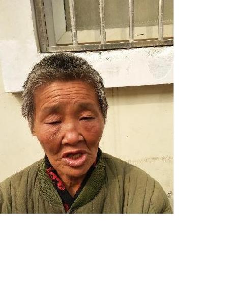 流浪人员党磐红照片，让爱回家