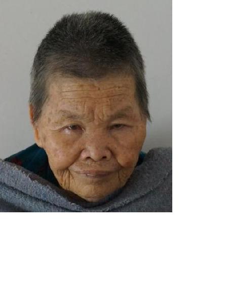 流浪人员无名氏女照片，让爱回家