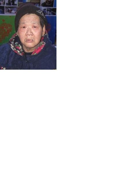 流浪人员徐来凤照片，让爱回家