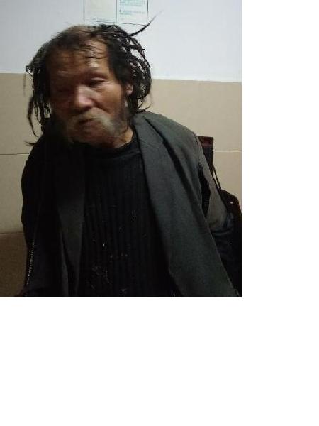 流浪人员无名男15照片，让爱回家