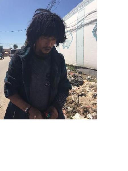 流浪人员南尖塔无名男照片，让爱回家