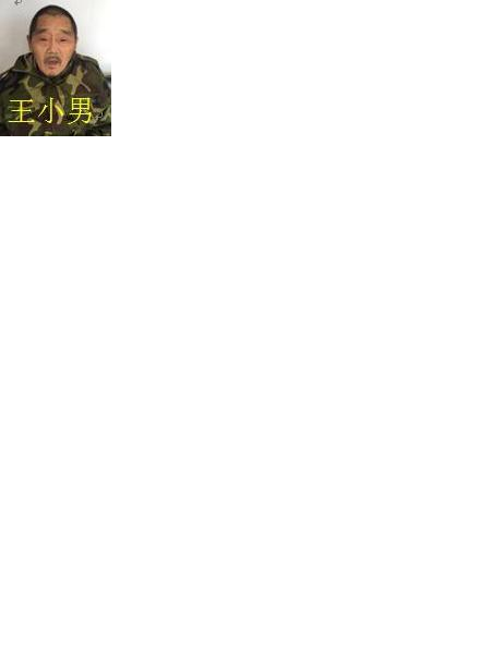 流浪人员王小男照片，让爱回家