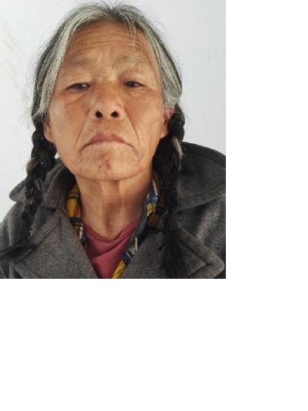 流浪人员无名女照片，让爱回家