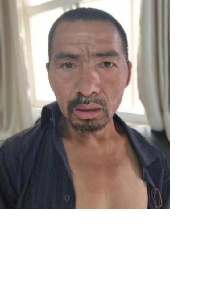 流浪人员彭云投照片，让爱回家