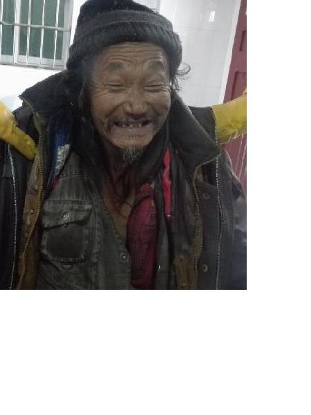 流浪人员无名氏男照片，让爱回家