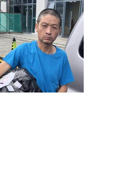 流浪人员王明科照片，让爱回家