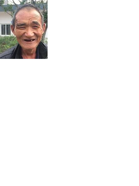 流浪人员龙七照片，让爱回家