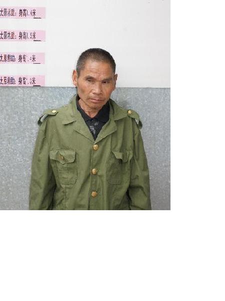 流浪人员无名氏（赵二虎）照片，让爱回家
