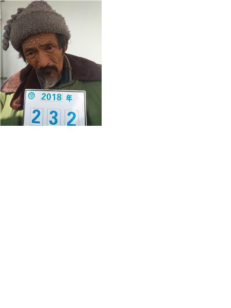 流浪人员无名氏232照片，让爱回家