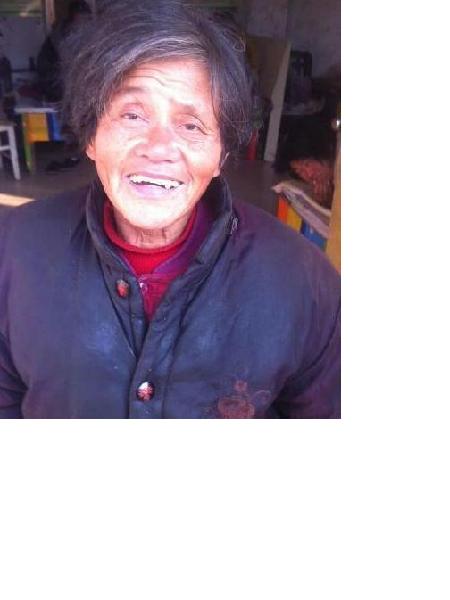 流浪人员金留香照片，让爱回家