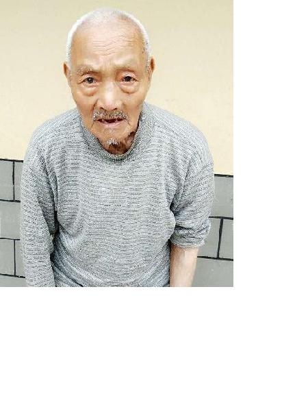流浪人员居宴武照片，让爱回家
