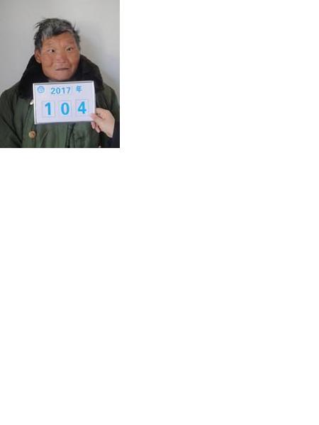 流浪人员无名氏104照片，让爱回家